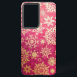 雪片パターン SAMSUNG GALAXY S21 ULTRAケース<br><div class="desc">雪片を本当に愛する人のために</div>
