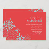 雪片パーティの招待状 招待状 (正面/裏面)