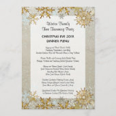 雪片ビーチサンドコースタルクリスマスメニュー メニュー (正面)