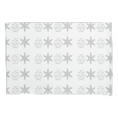 雪片ピローケース(標準サイズペア1つ) 枕カバー (正面左)