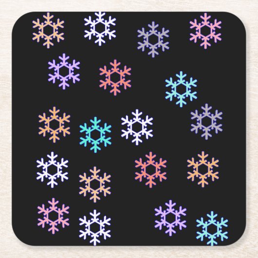雪片ファンキー紙コースター スクエアペーパーコースター (正面)