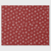 雪片フェスティバルクリスマス ラッピングペーパー (フラット)