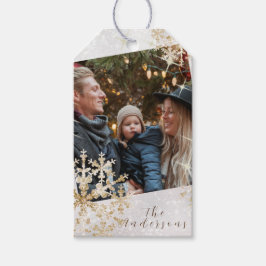 雪片フォトホワイト ギフトタグ