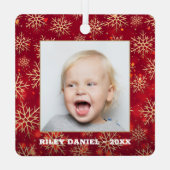 雪片フォトレッド メタルオーナメント (裏面)