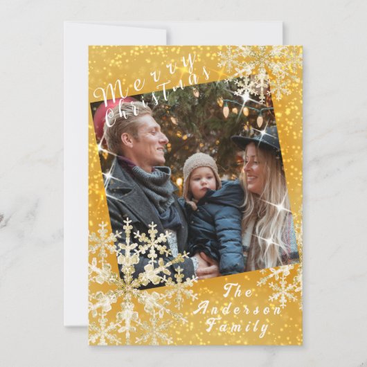 雪片フォト金ゴールド シーズンカード (正面)