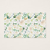 雪片フローラ金ゴールドベビーシャワーおむつラッフル (裏面)