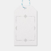 雪片ブルーホワイト ギフトタグ (裏面)