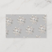 雪片ベビーシャワー エンクロージャーカード (裏面)