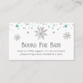 雪片ベビーシャワー エンクロージャーカード (正面)