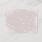 雪片ベビー用ブックスウィンターベビーシャワーエンクロ エンクロージャーカード (裏面)