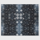 雪片ホリデーラッピング紙 ラッピングペーパー (フラット)