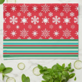 雪片マイクロファイバーキッチンタオル キッチンタオル (折り畳み)