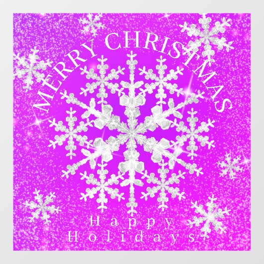 雪片マゼンタ ウィンドウサイン (シート)