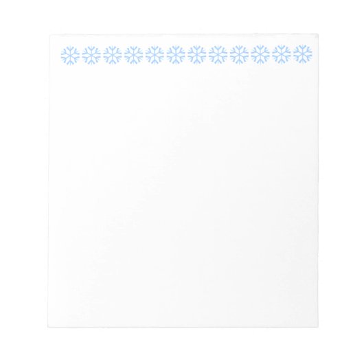 雪片メモ帳 ノートパッド (正面)