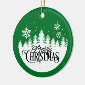 雪片メリークリスマス – クリスマスオーナメント (左)