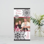 雪片モダン写真カード シーズンカード (スタンド正面)