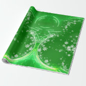 雪片モダン包芸術的装紙 ラッピングペーパー (アンロールド)