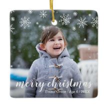 雪片モダン可愛いフォトクリスマエレガントス