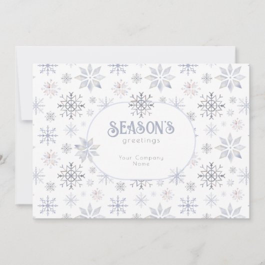 雪片モダン季節のごあいさつ事業 シーズンカード (正面)