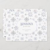 雪片モダン季節のごあいさつ事業 シーズンカード (正面/裏面)