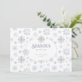 雪片モダン季節のごあいさつ事業 シーズンカード (スタンド正面)