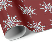 雪片ラッピング紙 ラッピングペーパー (ロールコーナー)