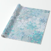雪片ラッピング紙 ラッピングペーパー (アンロールド)