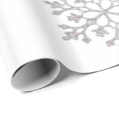 雪片ラッピング紙 ラッピングペーパー (ロールコーナー)