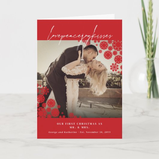 雪片ラブピースジョイキス結婚写真 シーズンカード (正面)