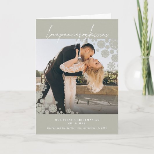 雪片ラブピースジョイキス結婚写真 シーズンカード (正面)