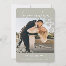 雪片ラブピースジョイキス結婚写真 シーズンカード