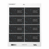 雪片ラベル ラベル (フルシート)