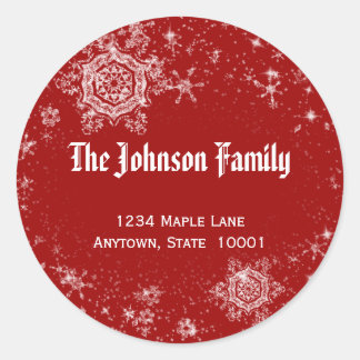 雪片住所 シール