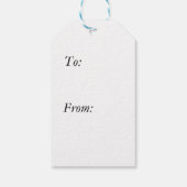 雪片凍っていギフトラベル ギフトタグ (裏面)