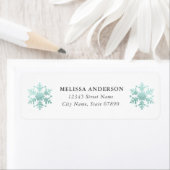 雪片差出人住所ラベル ラベル (インサイチュ)