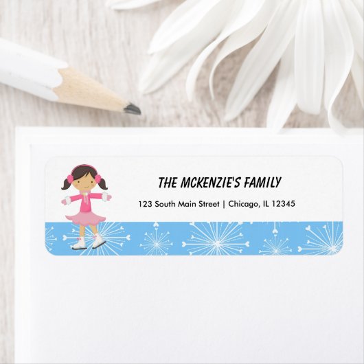 雪片差出人住所 ラベル (インサイチュ)