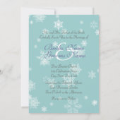 雪片招待状 招待状 (裏面)