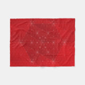 雪片毛布 フリースブランケット (正面(横))