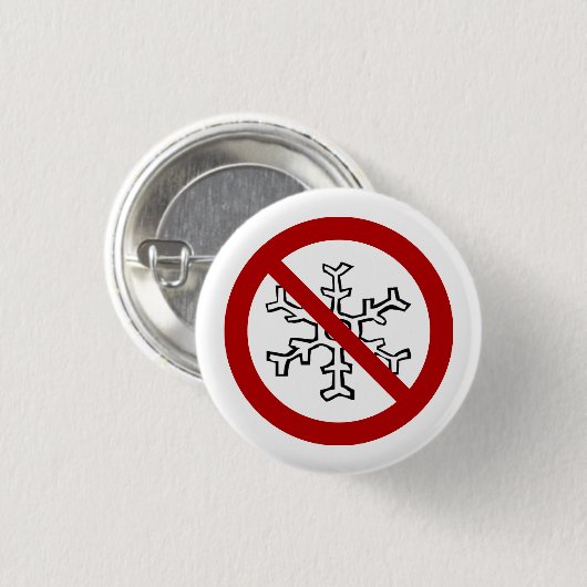 雪片無し! 缶バッジ (正面&裏面)