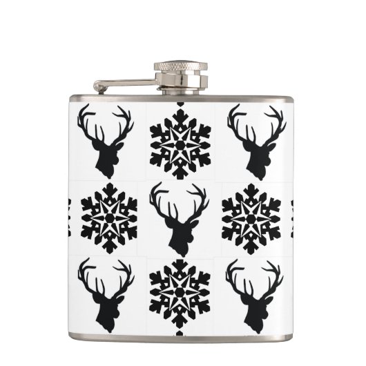 雪片詳細 フラスク (正面)