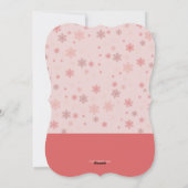 雪片誕生のお知らせ シーズンカード (裏面)