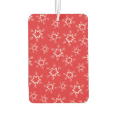 雪片赤と白、雪 カーエアーフレッシュナー (裏面)