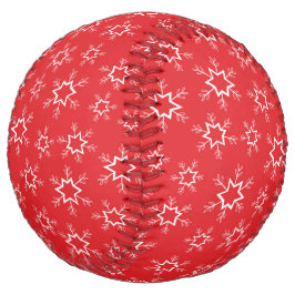 雪片赤と白、雪 ソフトボール