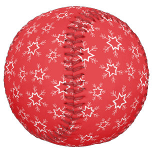 雪片赤と白、雪 ソフトボール