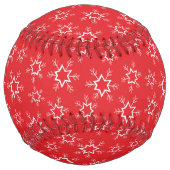 雪片赤と白、雪 ソフトボール (正面)