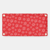 雪片赤と白、雪 横断幕 (横)