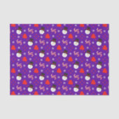 雪片雪だるまキャンディカネーブルー背景 薄葉紙 (正面)