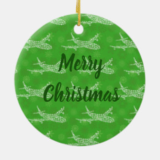 雪片飛行機 セラミックオーナメント