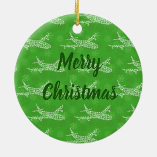 雪片飛行機 セラミックオーナメント (裏面)