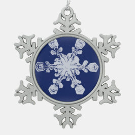 雪片10の雪片 スノーフレークピューターオーナメント